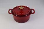 22cm cast iron casserole pot - Image 3
