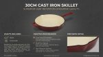 PSI Cast Iron Frying pan (30cm) - Image 2