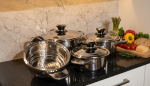 7 PC Stainless steel waterless cookware