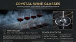 Crystal red wine glasses (Set of 4) - Image 2