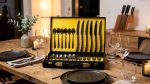 24 Piece stainless steel cutlery black - Image 4