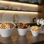 3 PC bevel bowl set
