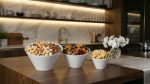 3 PC bevel bowl set