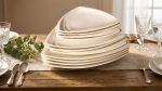 12 Piece triangular dinner set