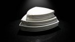 12 Piece triangular dinner set - Image 2