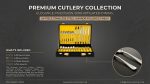 24 Piece stainless steel cutlery set - Image 2