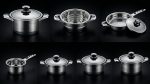 12 PC stainless steel waterless cookware - Image 3