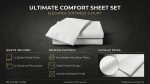 3 Piece fitted sheets (queen size) - Image 2