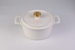 24cm cast iron casserole pot - Image 5