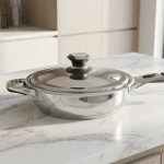 24cm Premium Waterless Stainless Steel Frying Pan